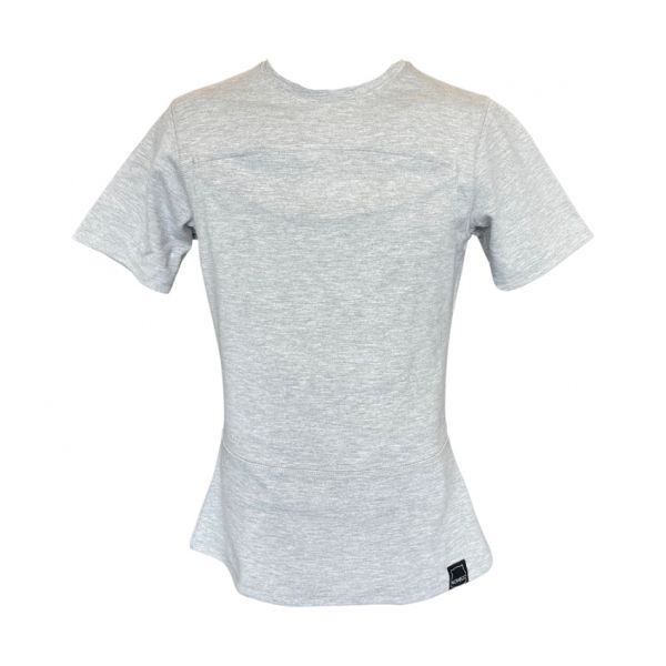 Womboo Buidelshirt - Man - Maat S - Lichtgrijs