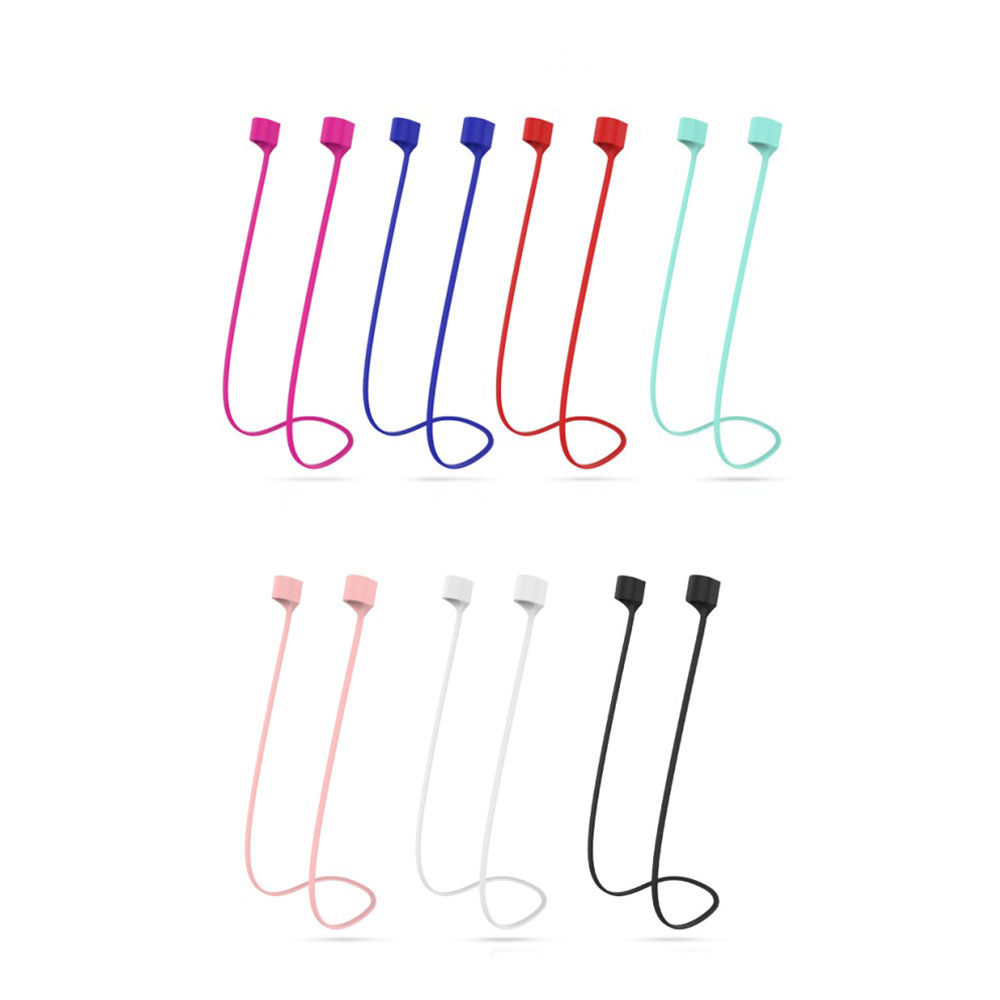 AirPods (1./2. Gen.) Anti-Lost Magnetische Silikon Halterung - Weiss