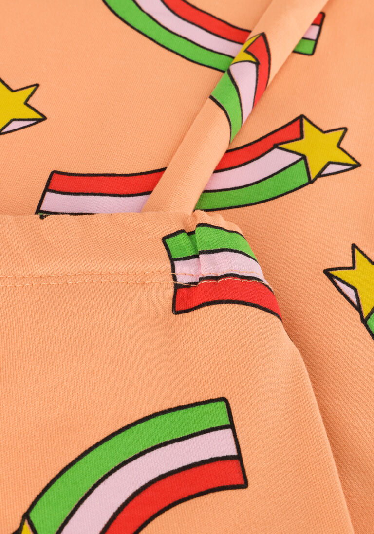 CARLIJNQ perzik carlijnq flared broek star - flared legging