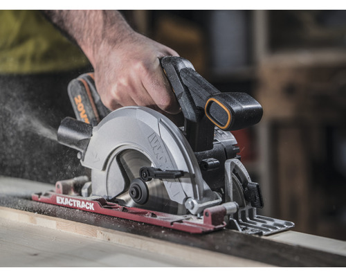 Accu cirkelzaag Worx WX530 20V incl. 165x16mm Ø + GRATIS extra artikel 20V accu WA3644 (4.0Ah)