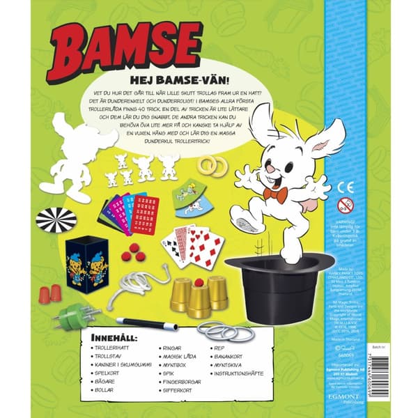 Kärnan Bamses magiske eske med hatt