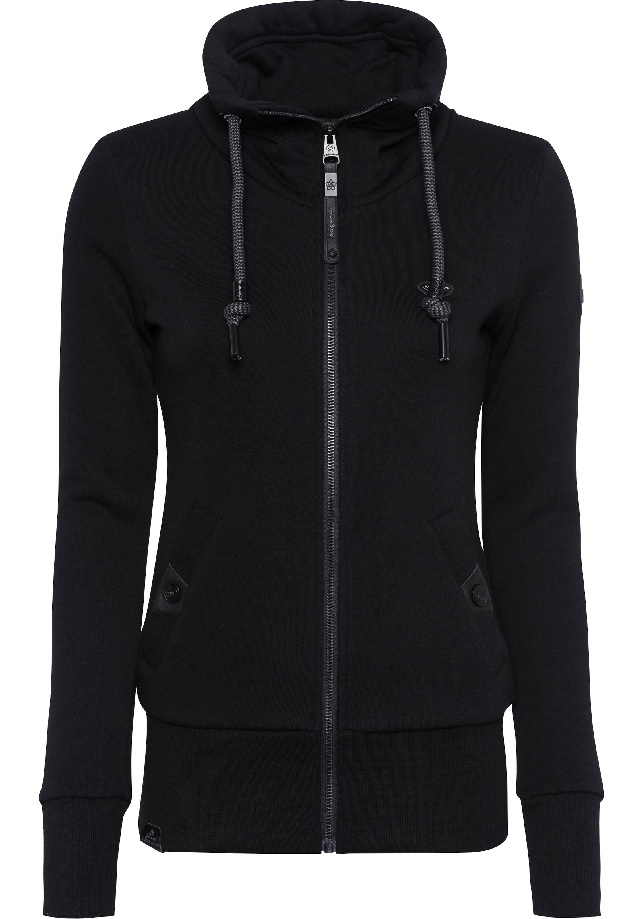 Ragwear Sweatjacke »RYLIE ZIP O«, Jacke mit extra breiten Bündchen