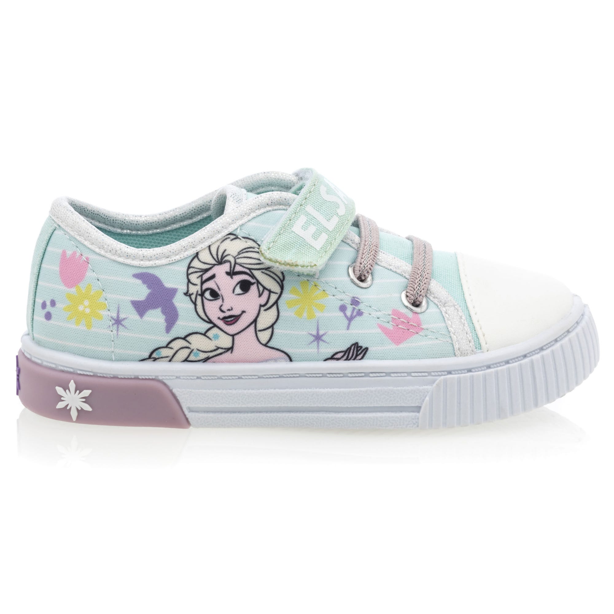 Baskets en toile Fille bleu