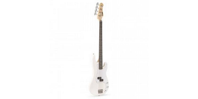 MAX E-Bass GigKit Weiss Bass Gitarrenset