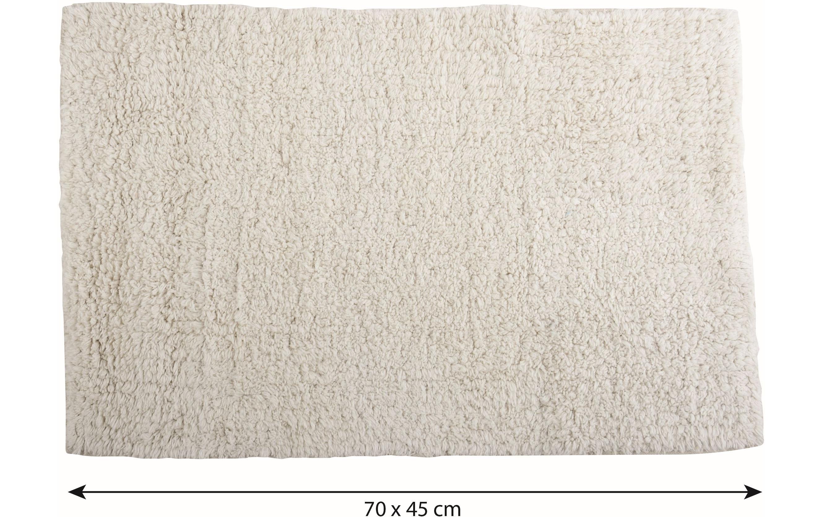 Badteppich Dalija 45 x 70 cm, Alt WeissBadematte aus hochwertiger Baumwolle