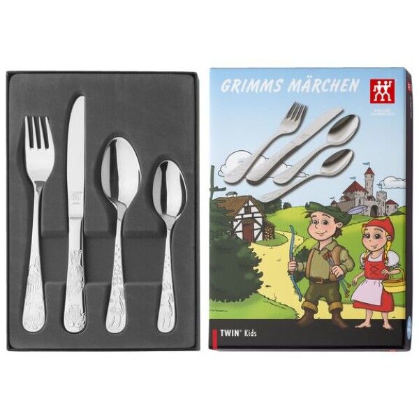 ZWILLING Kinderbesteck Grimm's Märchen Edelstahl 4teilig