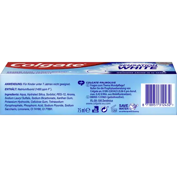 Sensation White Zahnpasta