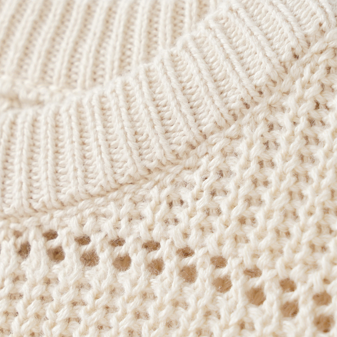Topolino Mädchen Strickpullover in Unifarben beige