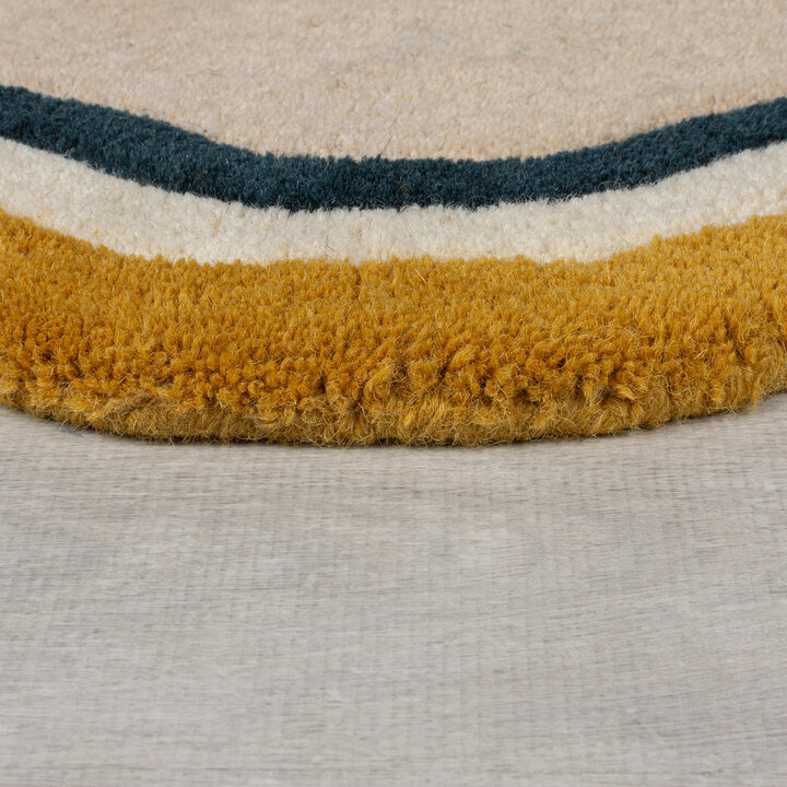 Organisch vloerkleed - Leo Beige/Multicolor