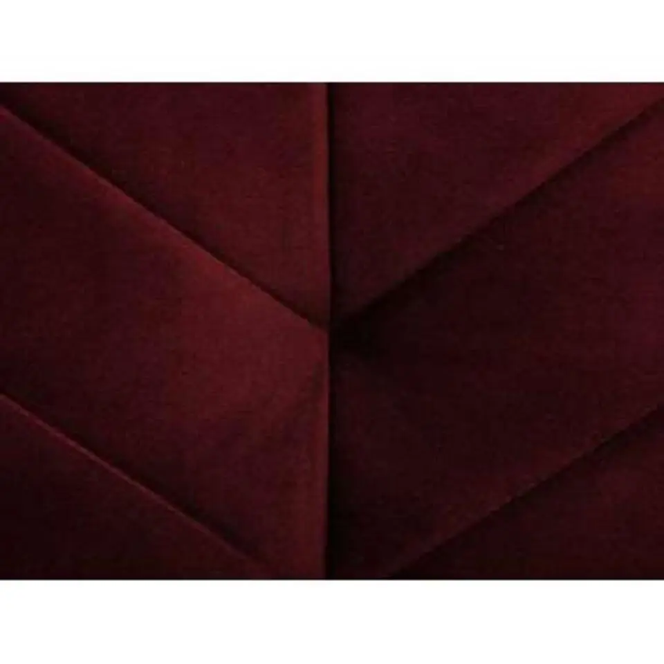SENJA - Slaapbank 3-zits - Rood - Fluweel
