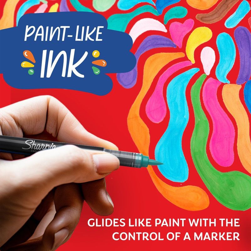 Sharpie - Creative Marker - Acrylverfmarkers - Diverse Kleuren - 5 Stuks