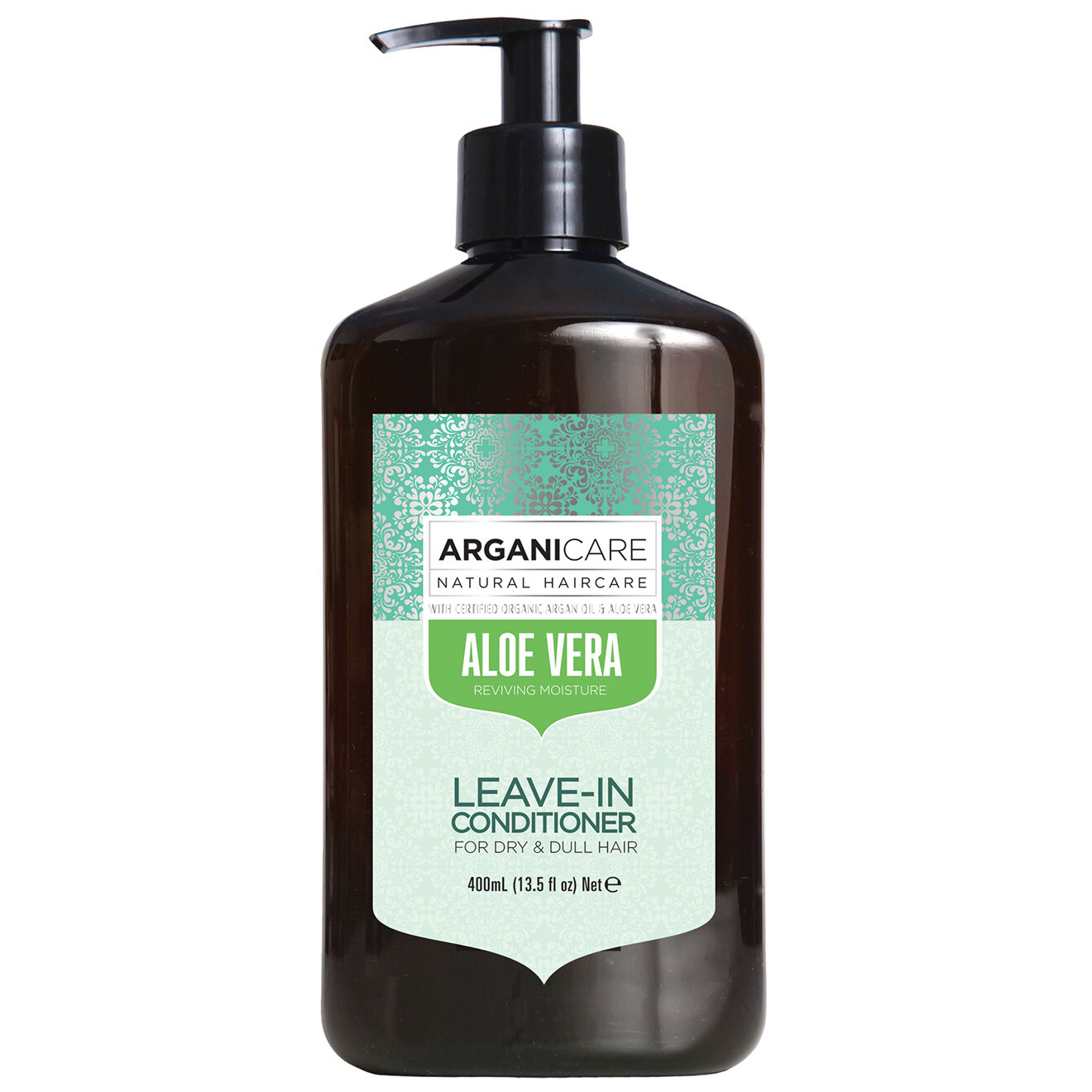 Arganicare Crème de soin sans-rinçage à l'Aloe Vera pour cheveux secs et ternes - 400 ml