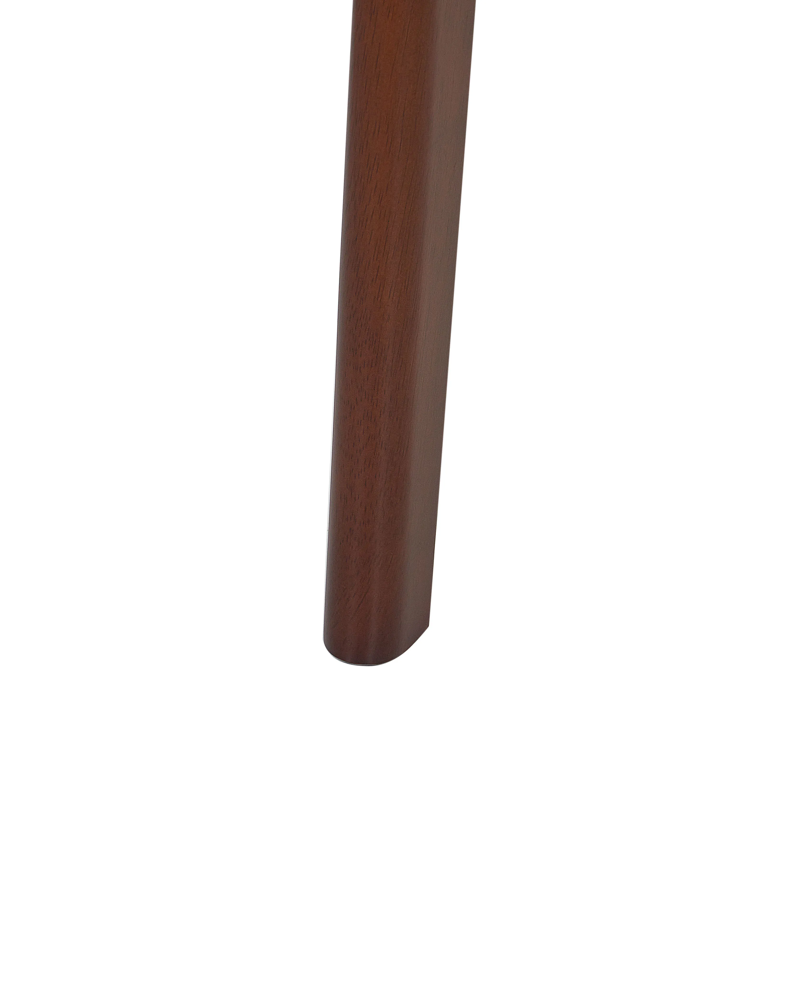 Set van 2 eetkamerstoelen CRAIG Hout Donkerbruin/beige