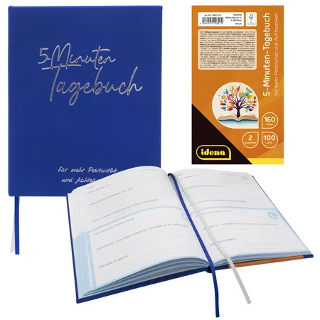 Idena 5 Minuten Tagebuch, 160 Seiten, FSC-Mix