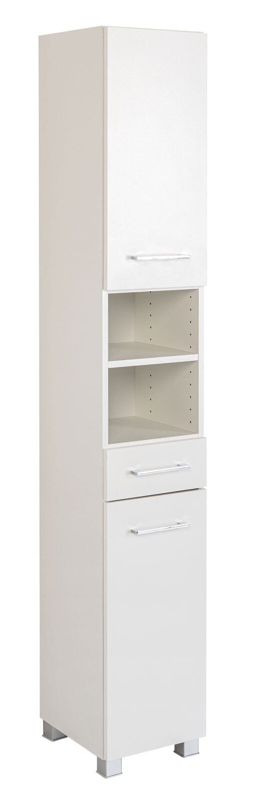 Hochschrank Paris 30x180x35 cm Weiß/Weiß NB