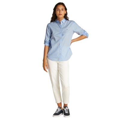 Chemise à manches longues femme Tjw Reg Pinstripe Poplin TOMMY HILFIGER
