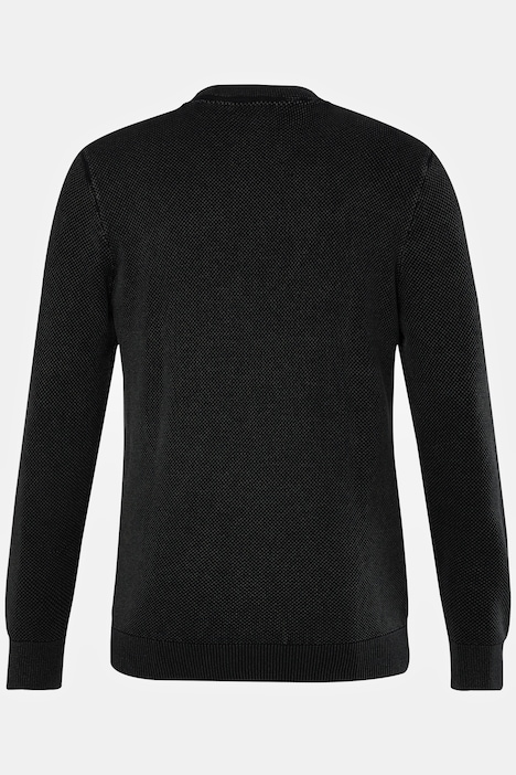 Pullover, Strukturstrick, Vintage Look, Rundhals
