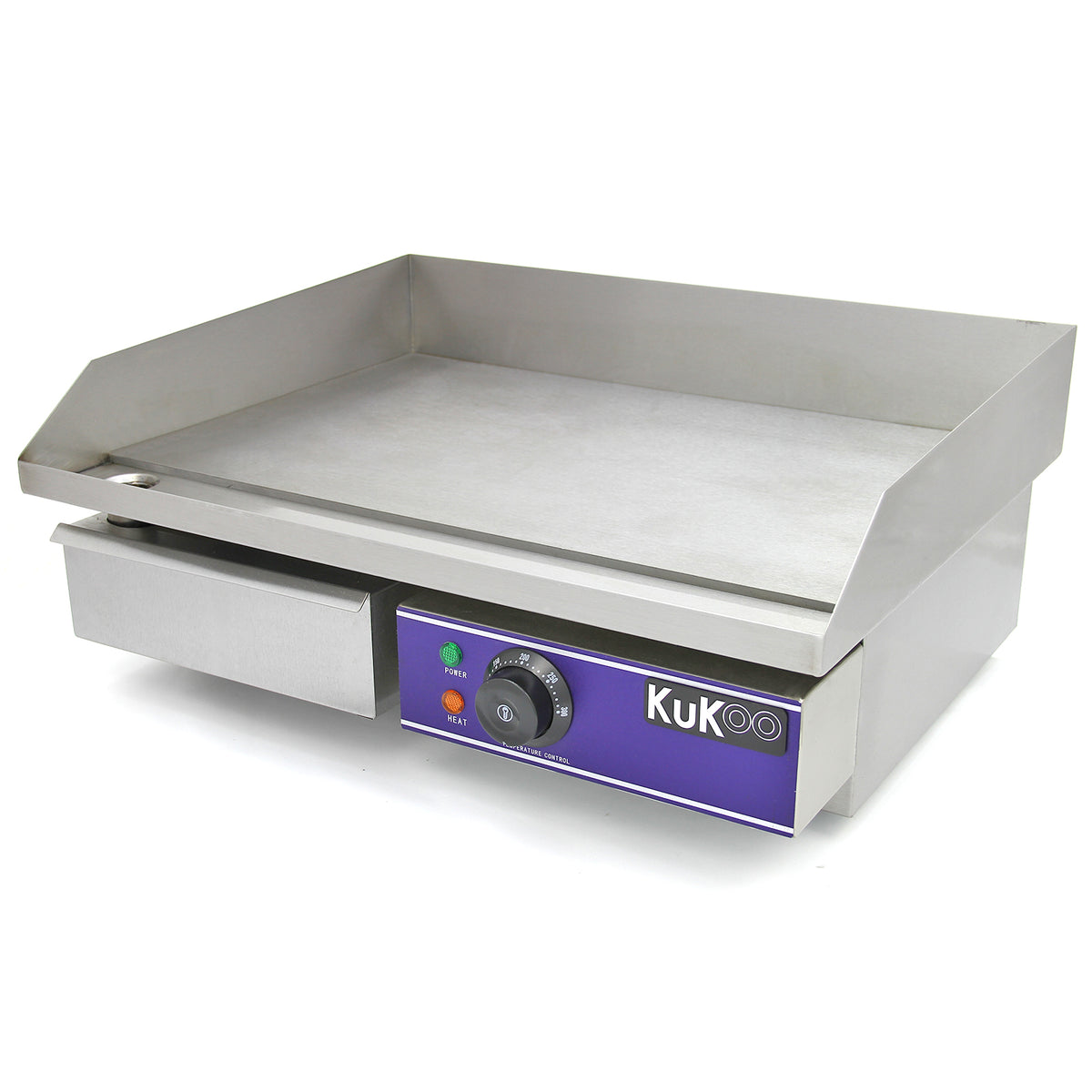 KuKoo Plaque de Cuisson Professionnelle Inox de 50cm Kukoo