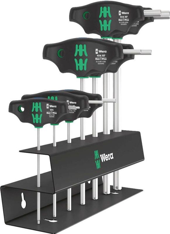 Wera - 454/7 HF Set 2 - Schroevendraaierset - Ergonomische Handgreep - Hoog Krachtoverdracht