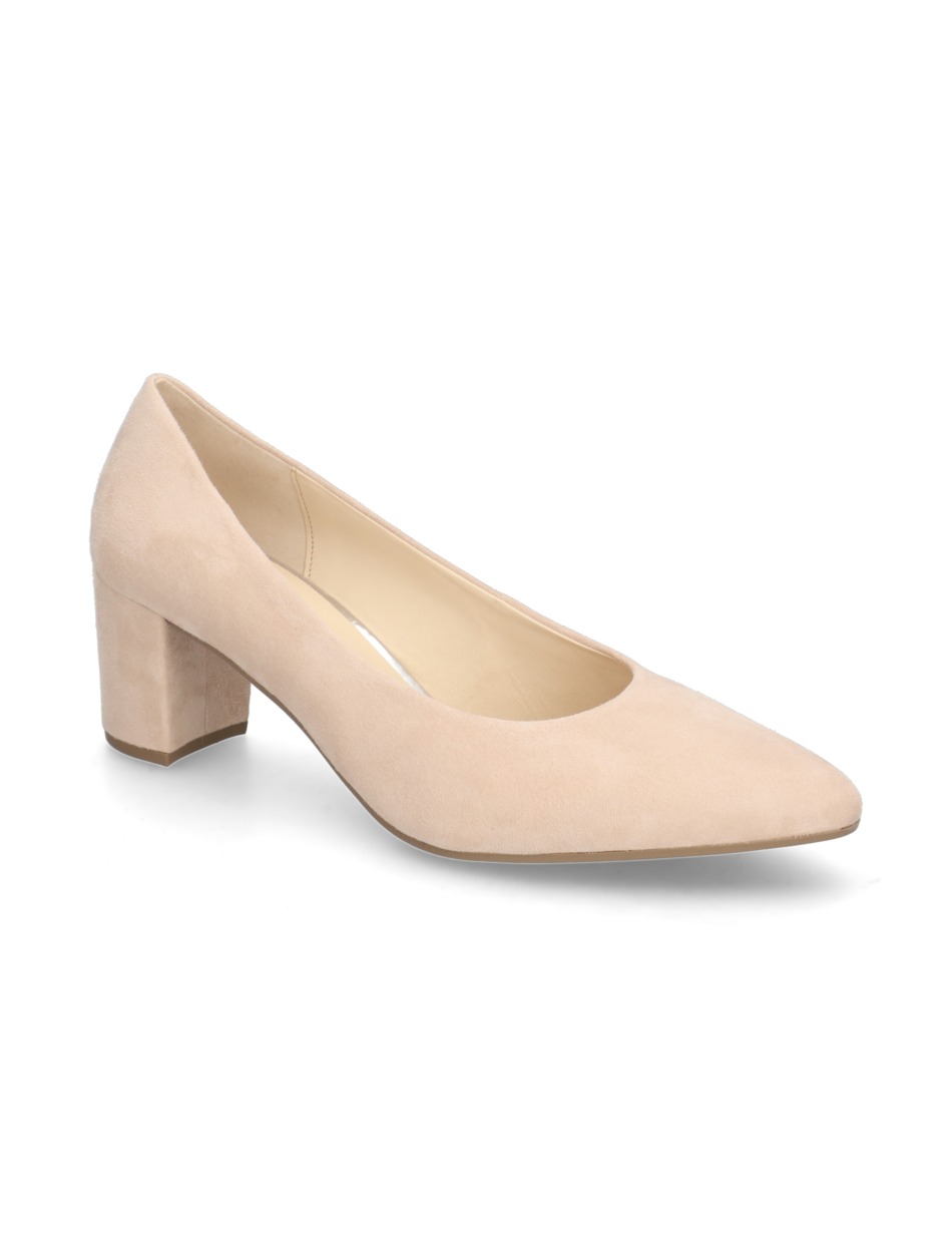 Veloursleder Pumps