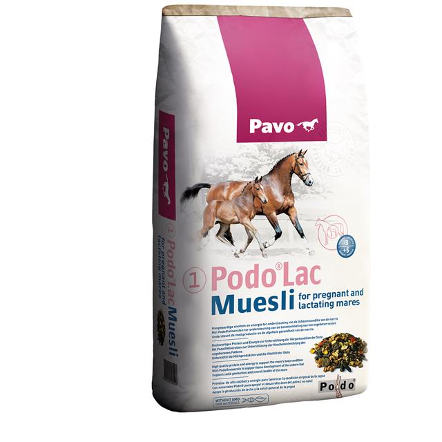 Pavo Podo Lac Muesli 15kg