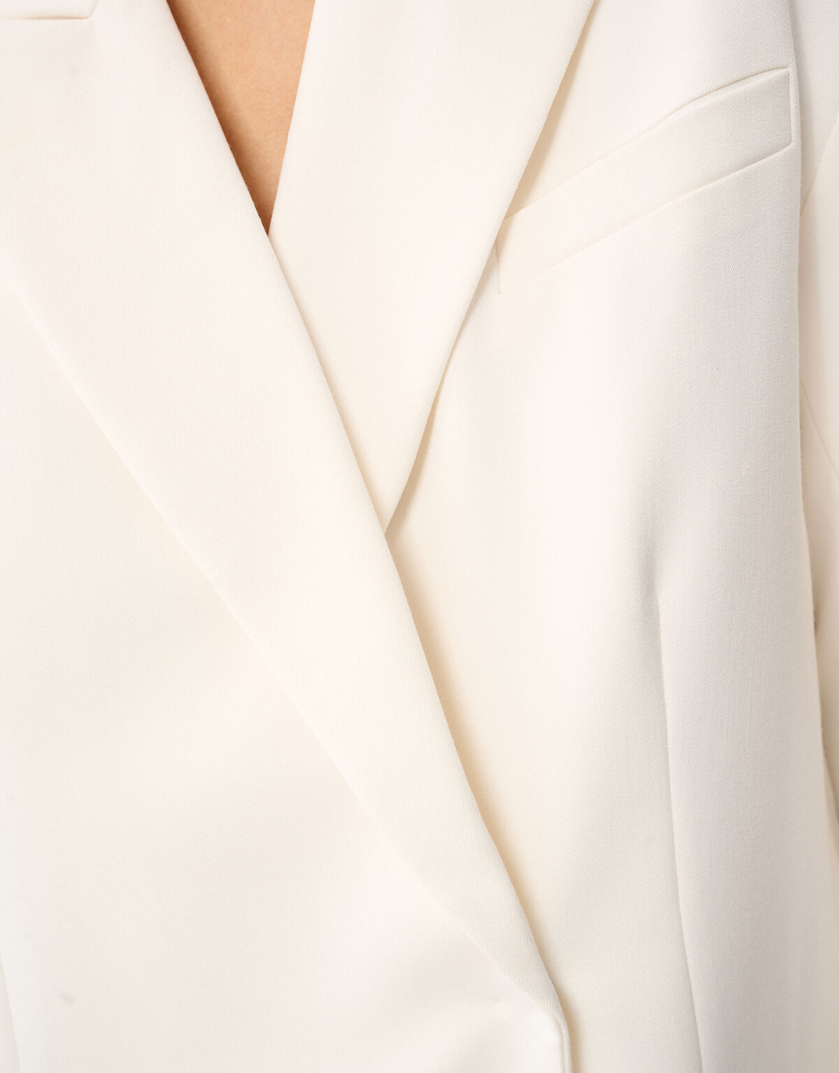 Oversized Blazer Gebroken Wit