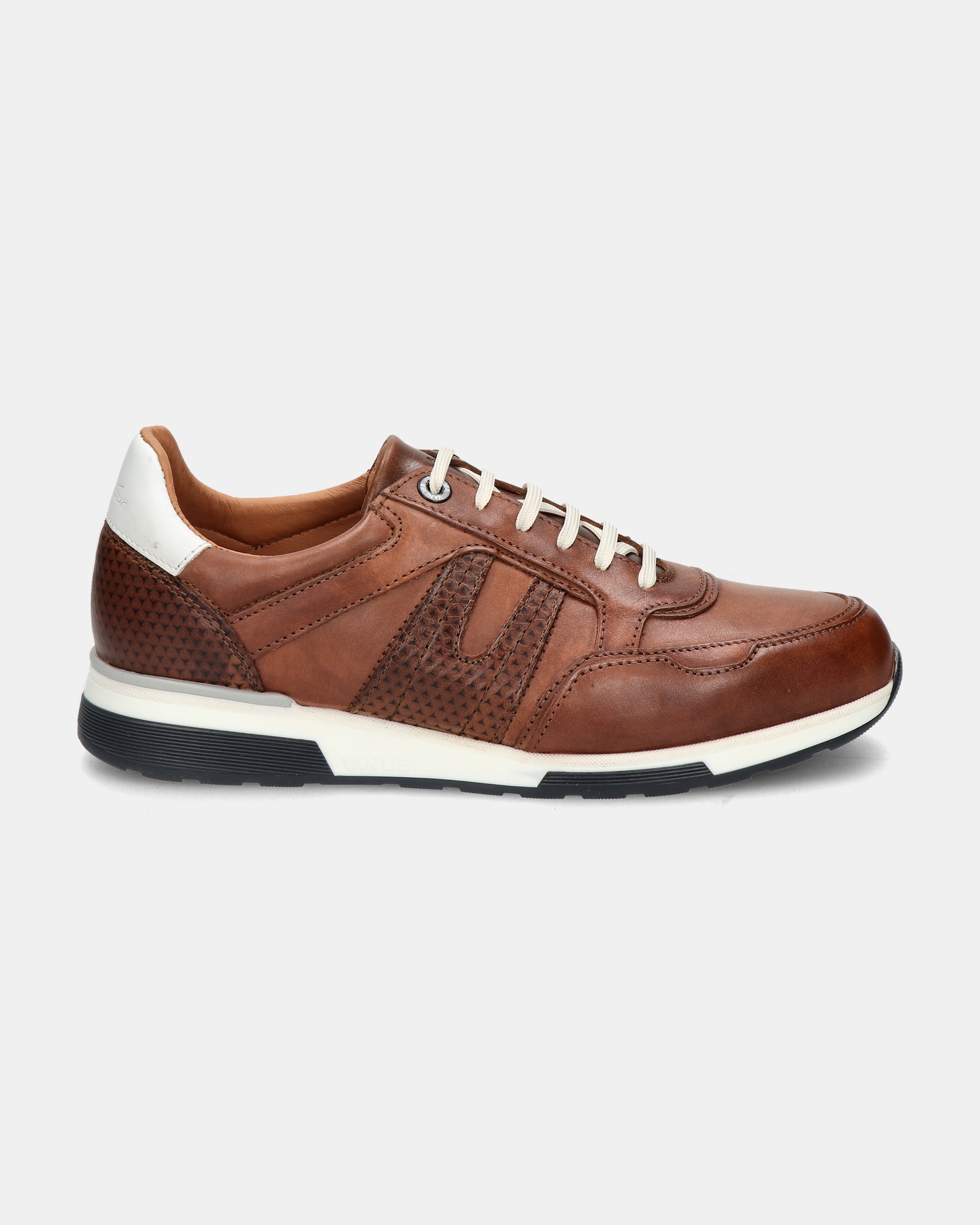 Van Lier Positano Lage sneakers  - cognac