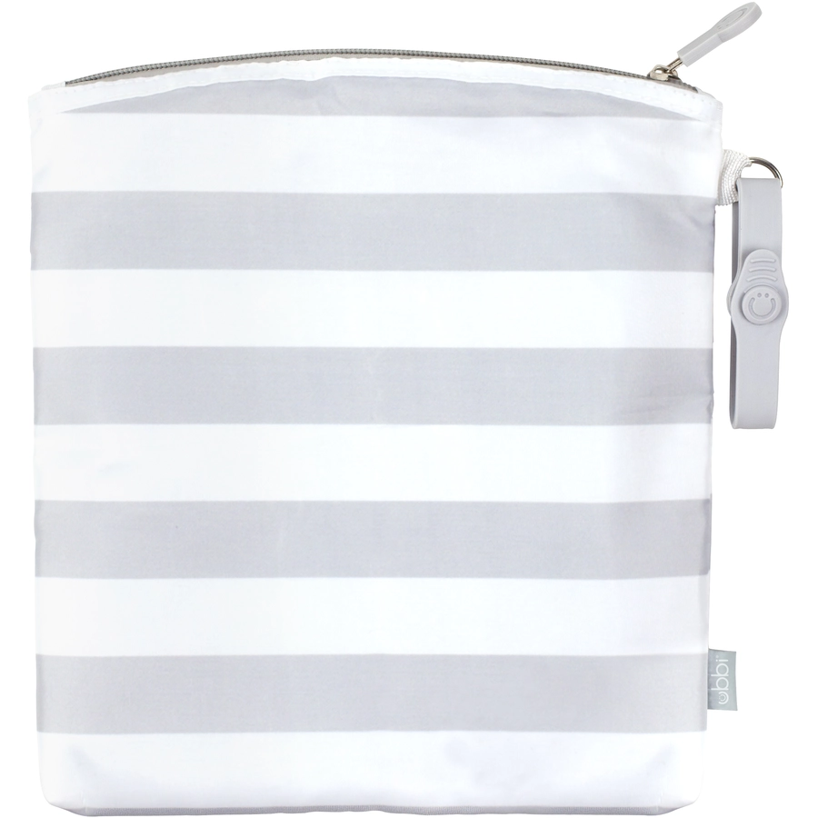 ubbi® Beutel mit Wickelmatte On-The-Go, weißgrau