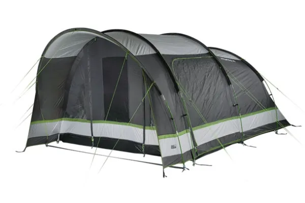 High Peak Brixen 4.0, Camping, Tunneltelt, 4 person(er), Grøn, Lys grå