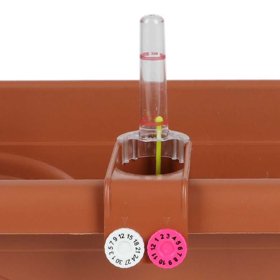 Blumenkasten Extra Line mit Bewässerungssystem 79x16,5x20,5cm Terrakotta