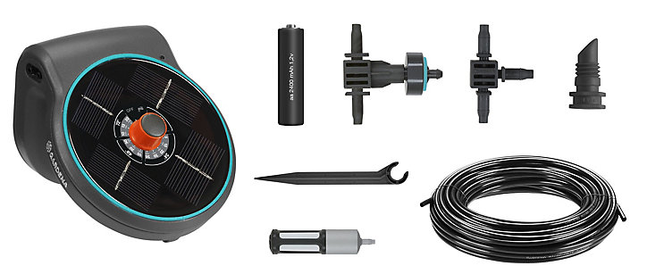 Kit pour arrosage automatique solaire Aquabloom Gardena