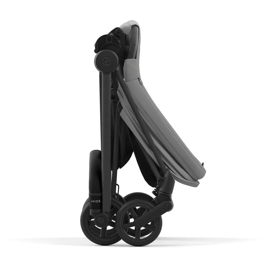 cybex PLATINUM Kombikinderwagen New Mios Matt Black Mirage Grey