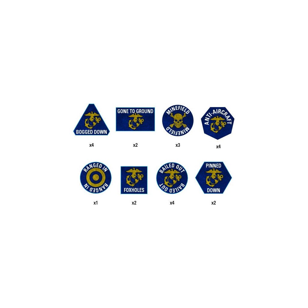 Team Yankee - USMC Token Set