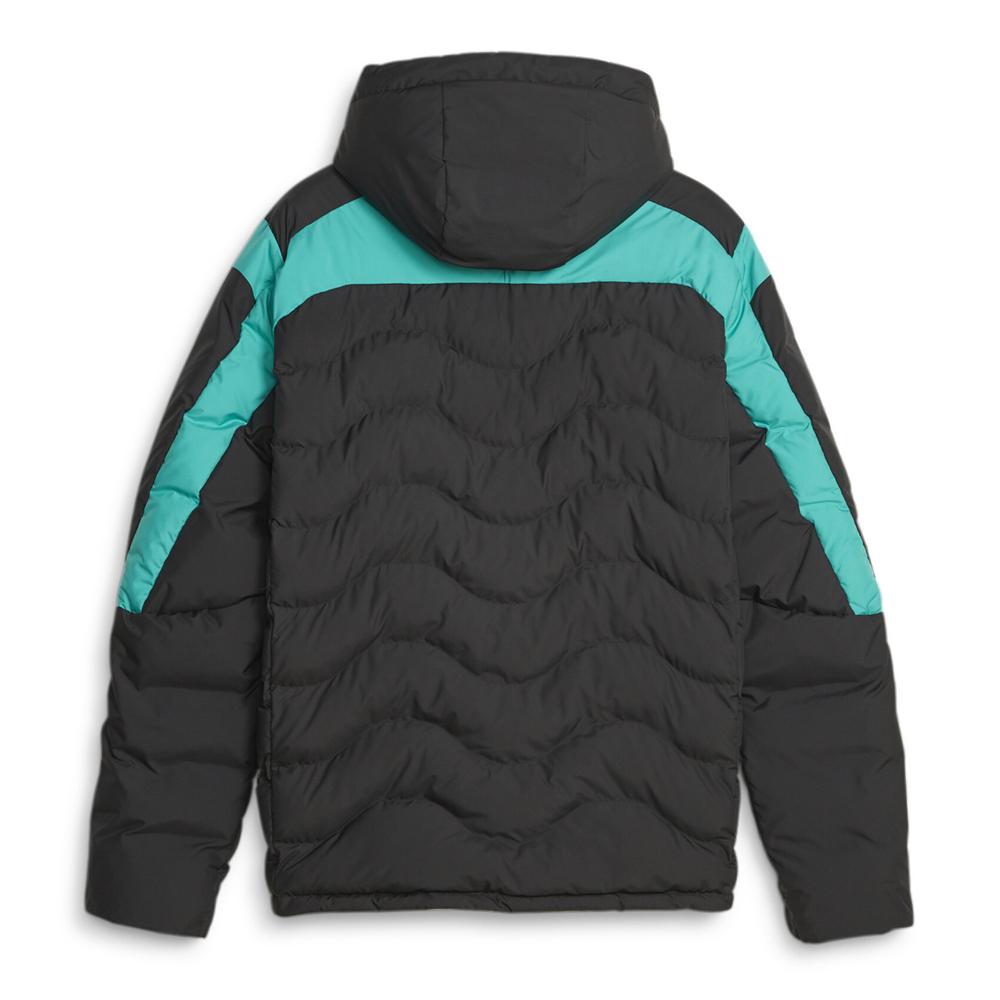 Puma Doudoune Noire/Turquoise Homme Puma Ecolite