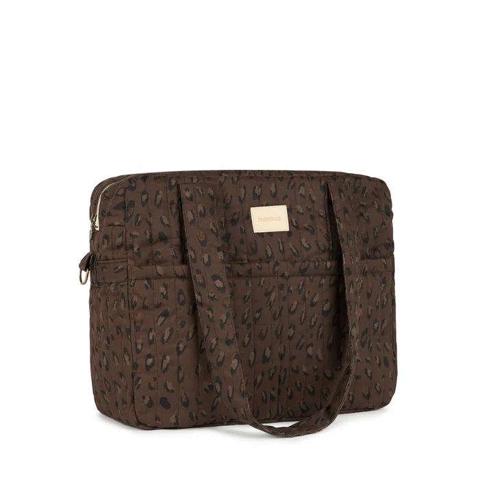Nobodinoz - Hyde Park Kinderwagen Tasche, wasserfest, leonie brown
