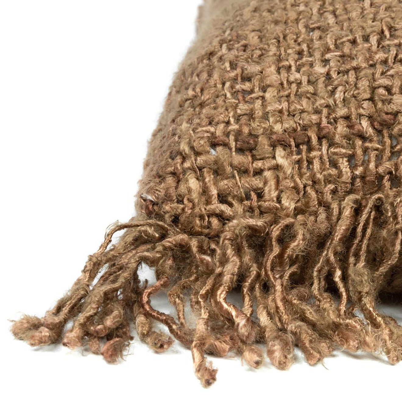 Bazar Bizar Housse de coussin Oh My Gee marron - 60x60 cm