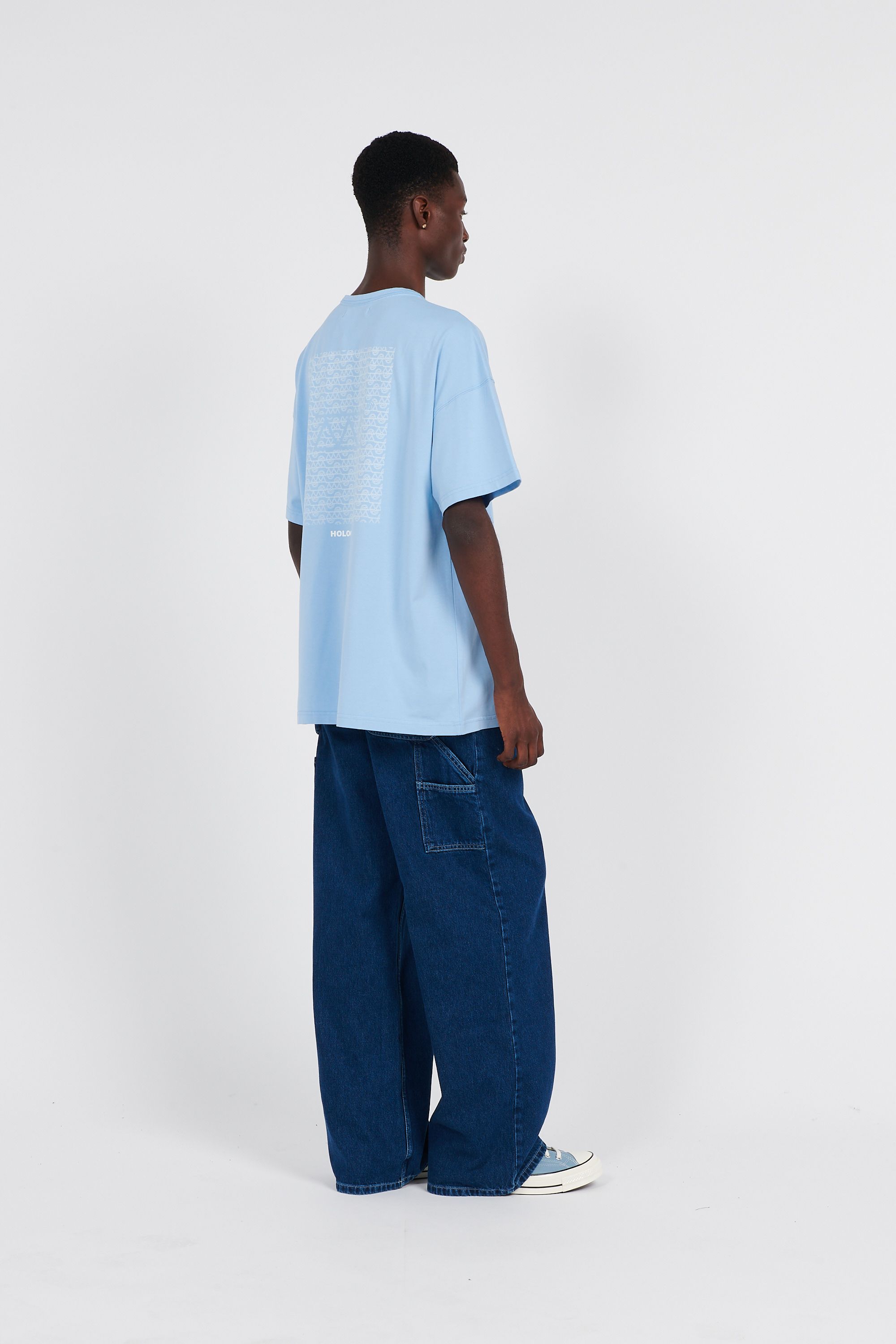 Hologram T-shirt TEE GRAPHIC Bleu