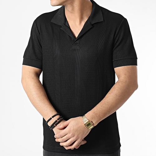 Polo Manches Courtes UY798 Noir