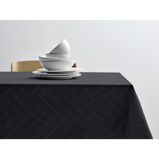 Södahl Tiles Damaskdug, Ash, 140x270 cm