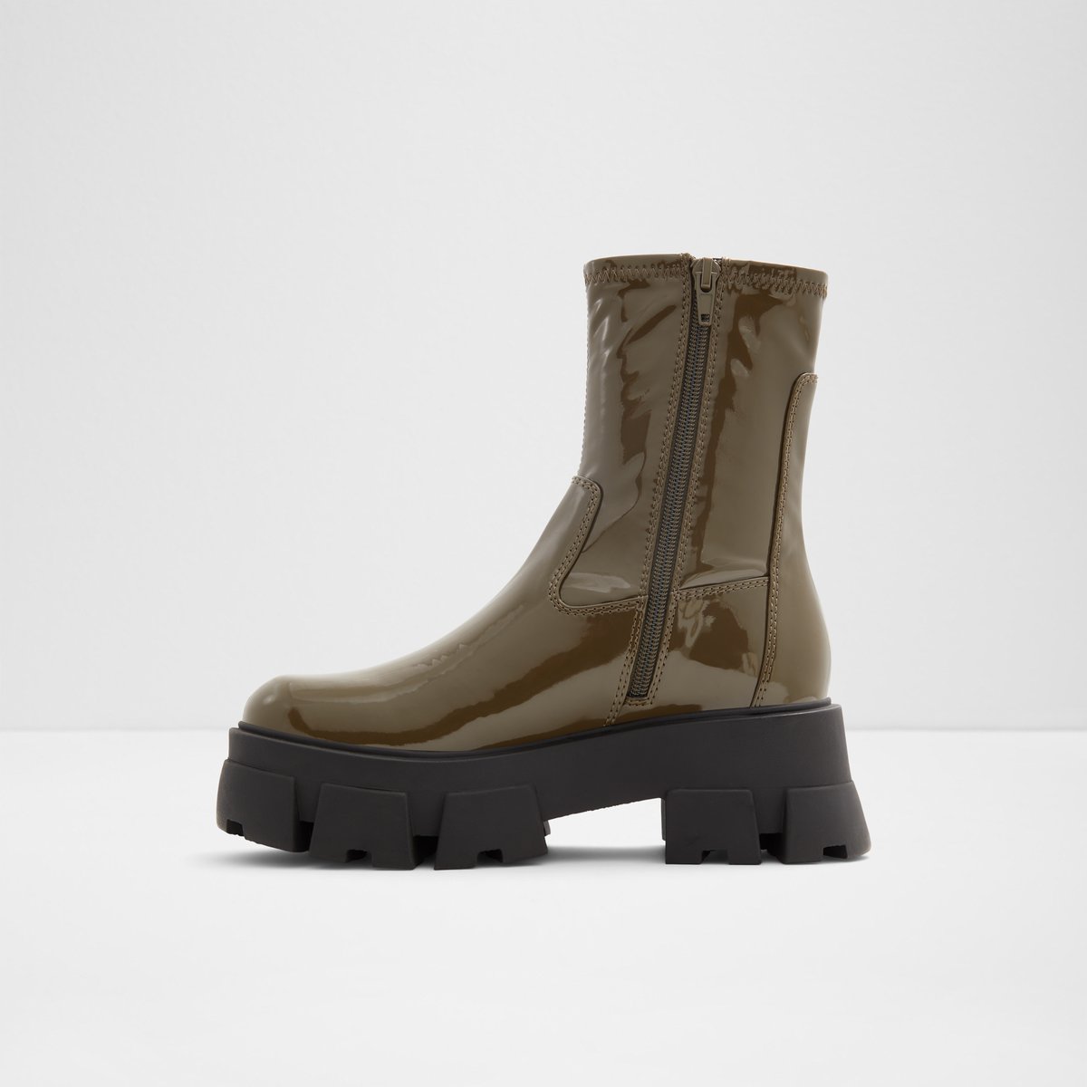Grandsole Khaki Women Ankle boots