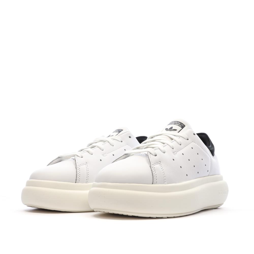 Adidas Baskets Blanches/Noires Femme Adidas Stan Smith Pf W