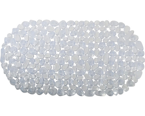 MSV PEBBLE badmat 35 x 68 cm transparant