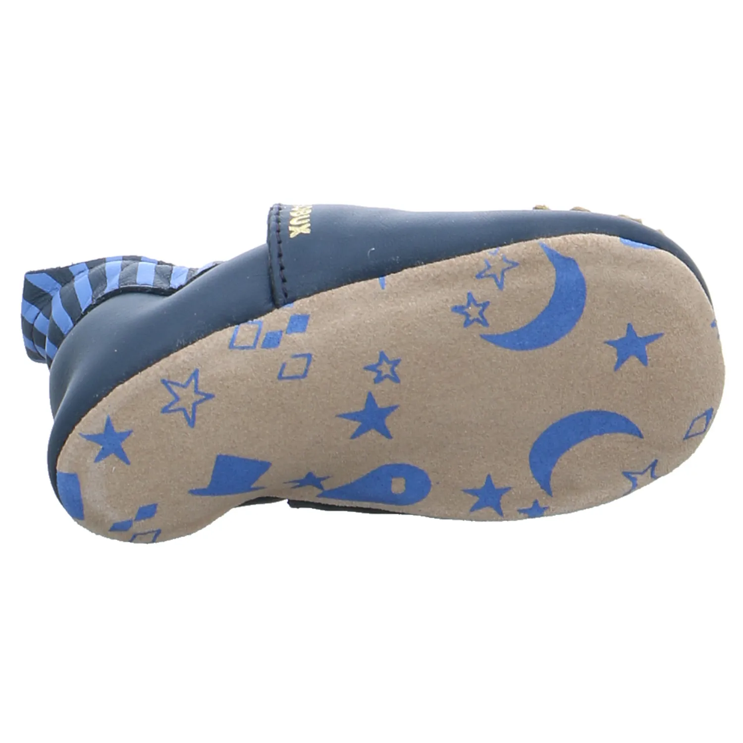BOBUX Krabbelschuh Dunkelblau Leder