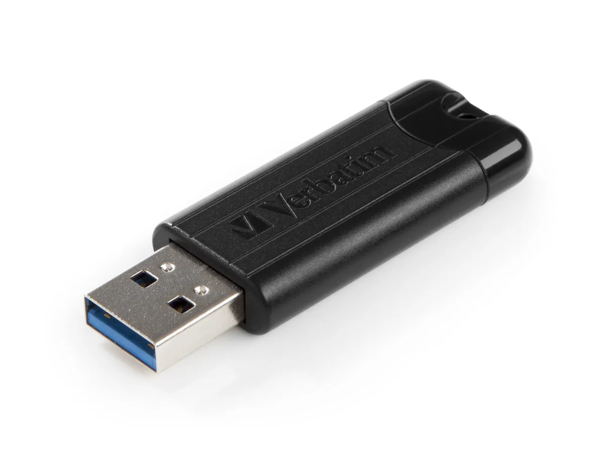 (256GB) Store N Go Pinstripe USB 3.2 Speicher Stick Flash Drive (49320) - Schwarz