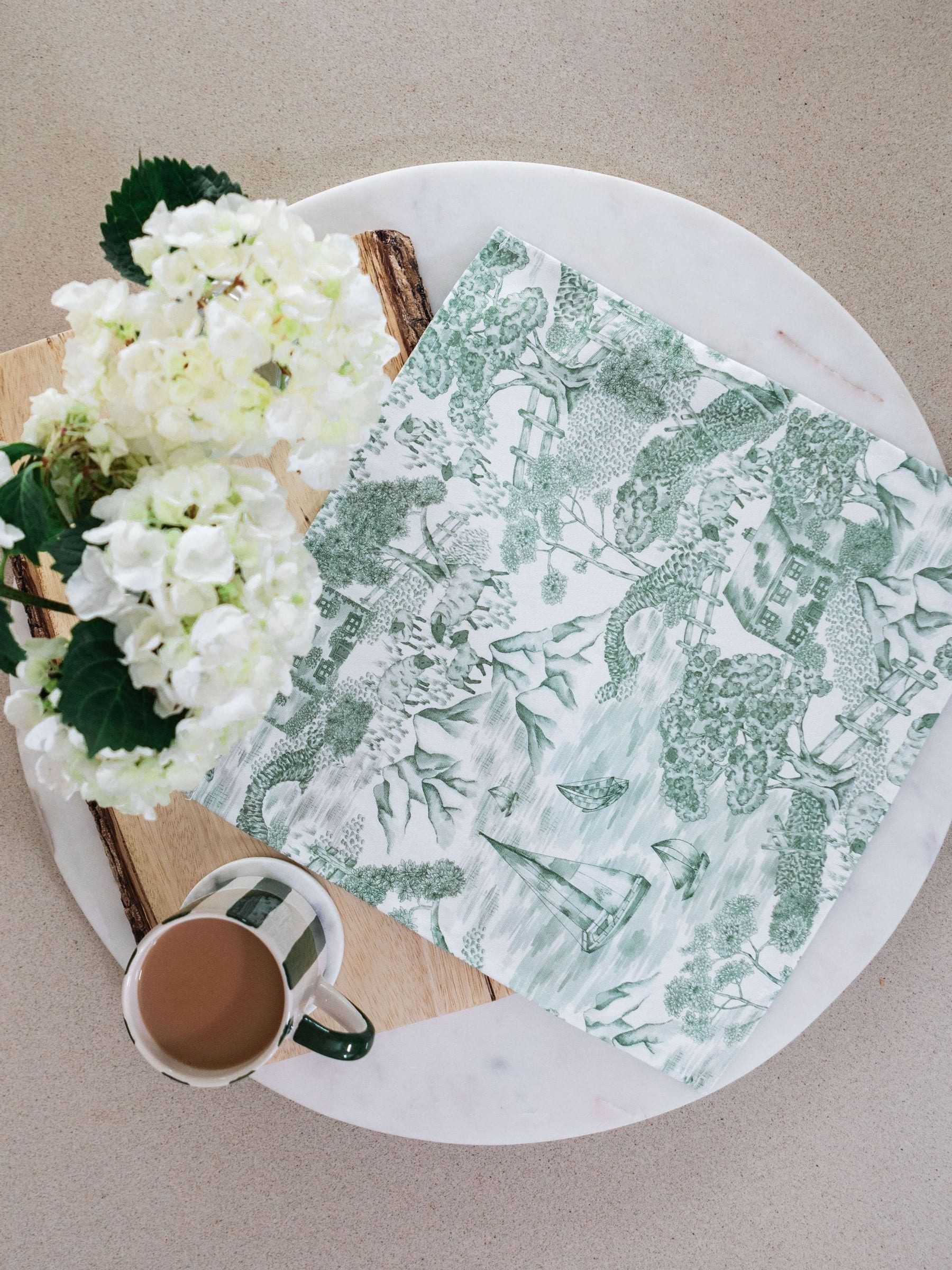 Avalon Home Set of 2 Lake District Toile Napkins