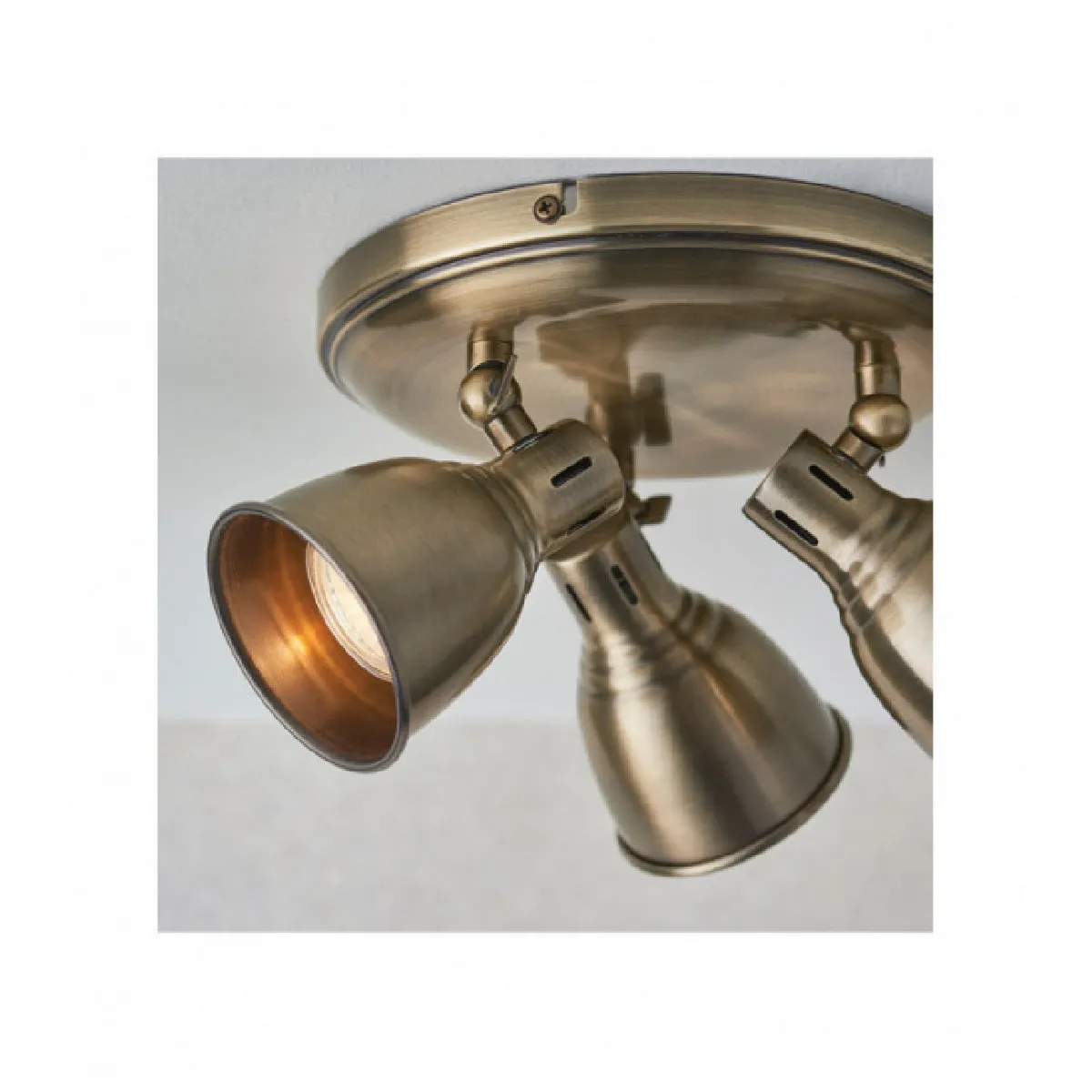 Endon Plafonnier Hoop Acier Laiton