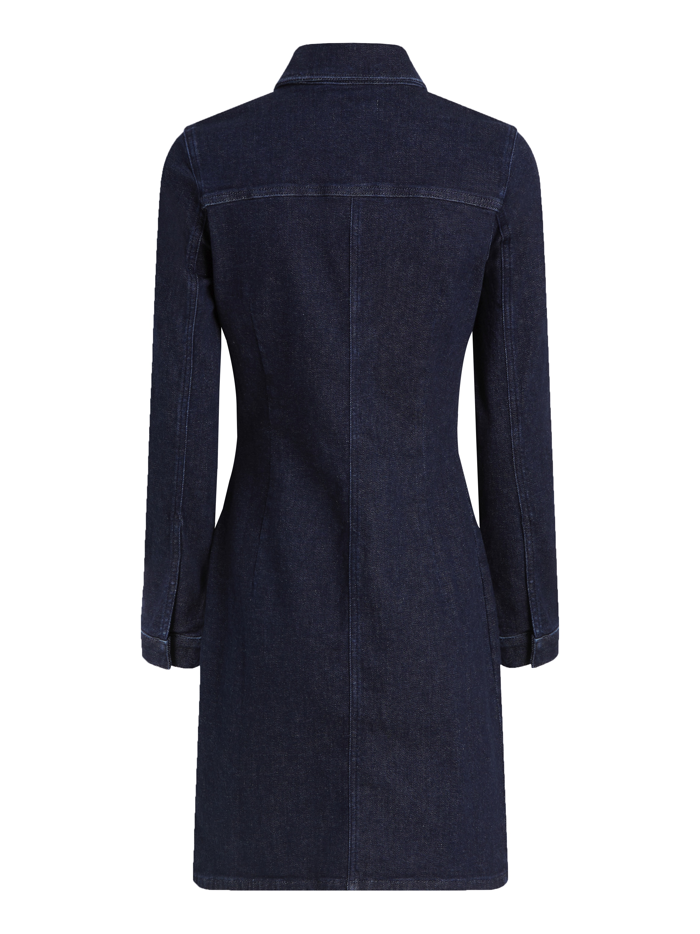 Calvin Klein Jeans Jeanskleid »DARTED LEAN SHIRT DENIM DRESS« Brusttaschen mit Logostickerei