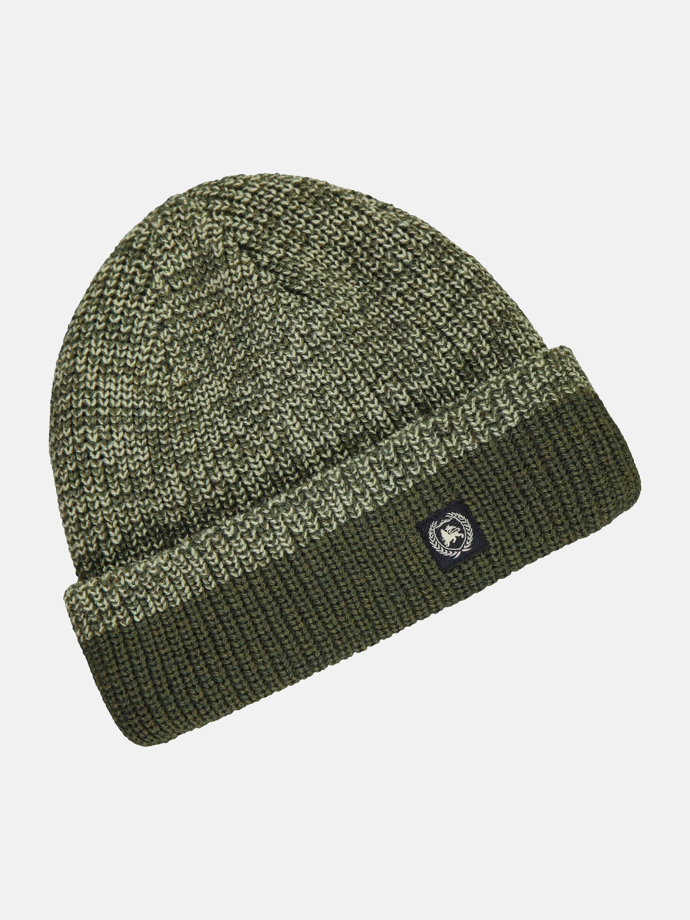 Strickmütze in Melange-Twistoptik