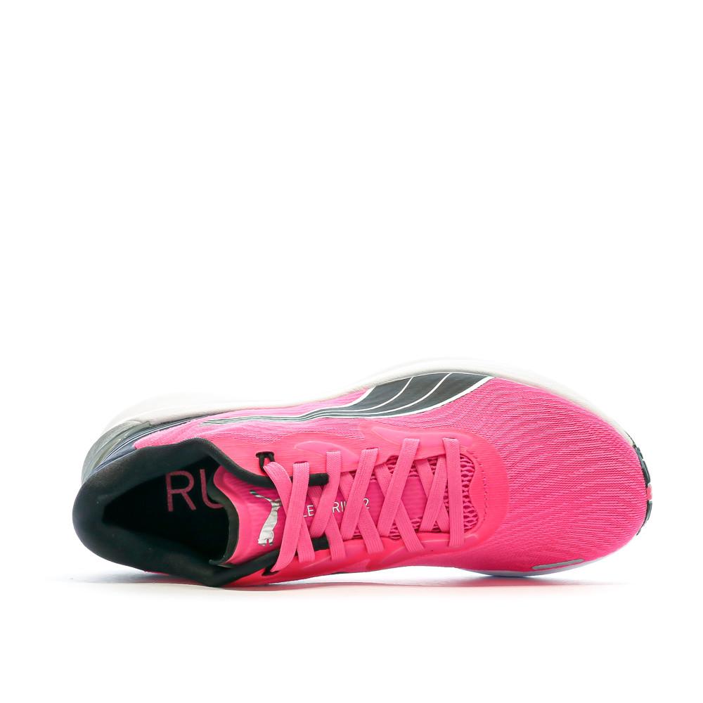 Puma Chaussures de Running Rose/Noire Femme Puma Electrify Nitro