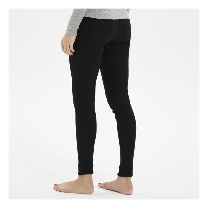 Minimalisma Legging Great en Soie - Collection Femme | Noir
